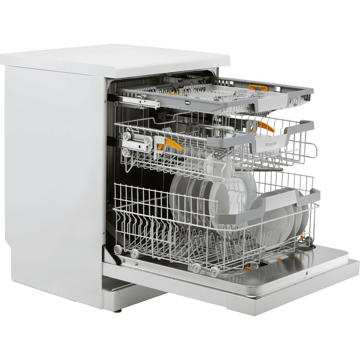 Miele G7110SC Wifi Connected Standard Dishwasher - White - B Rated