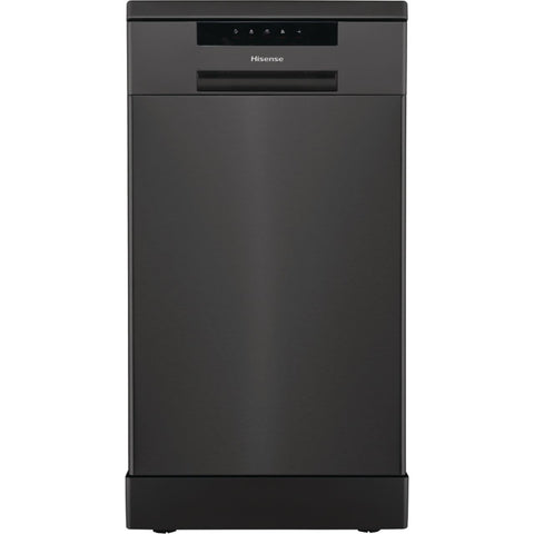 Hisense HS523E15BUK Slimline Dishwasher - Black - E Rated