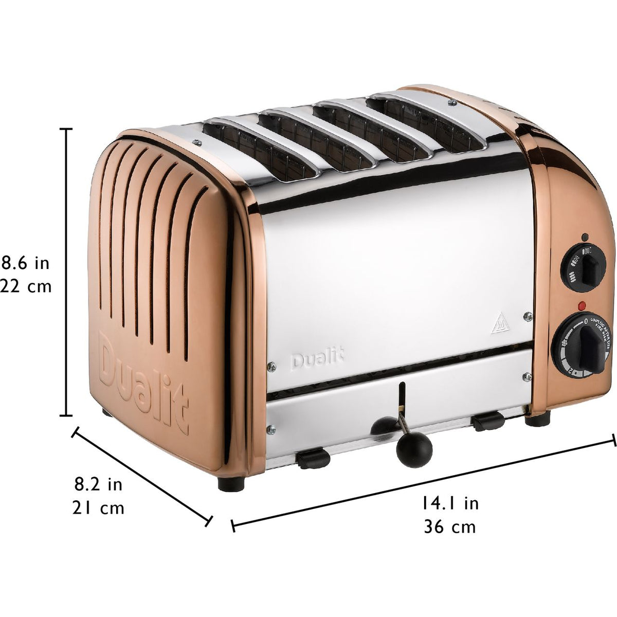 Dualit Classic 47450 4 Slice Toaster - Copper