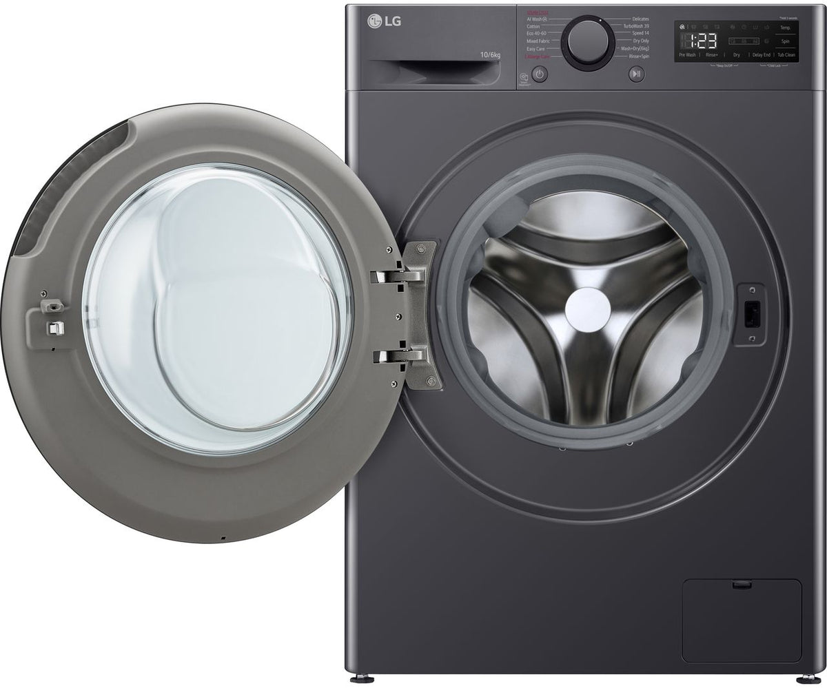 LG TurboWash™360 FWY706GBTN1 10Kg - 6Kg Washer Dryer with 1400 rpm - Slate Grey - D Rated