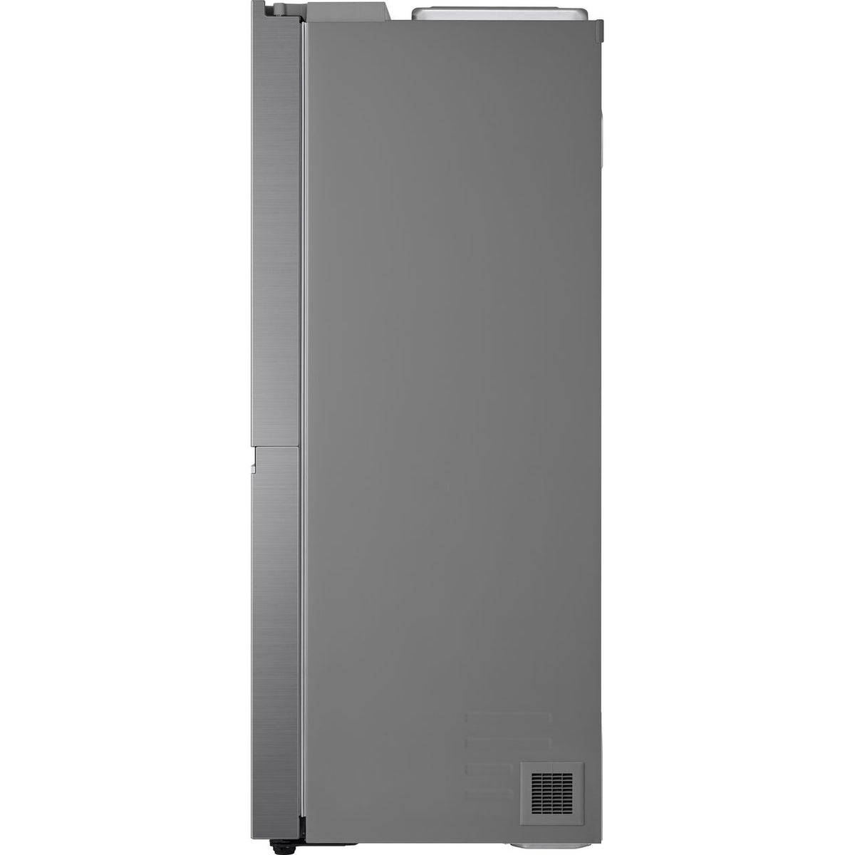 LG NatureFRESH™ GSLA80PZLD Wifi Connected Plumbed Frost Free American Fridge Freezer - Shiny Steel - D Rated