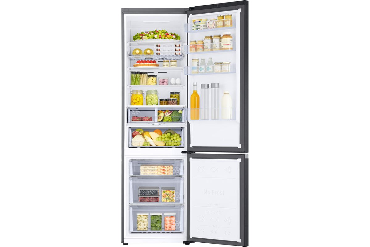 Samsung Series 5 RB38C605DB1 Wifi Connected 70-30 Total No Frost Fridge Freezer - Black - D Rated