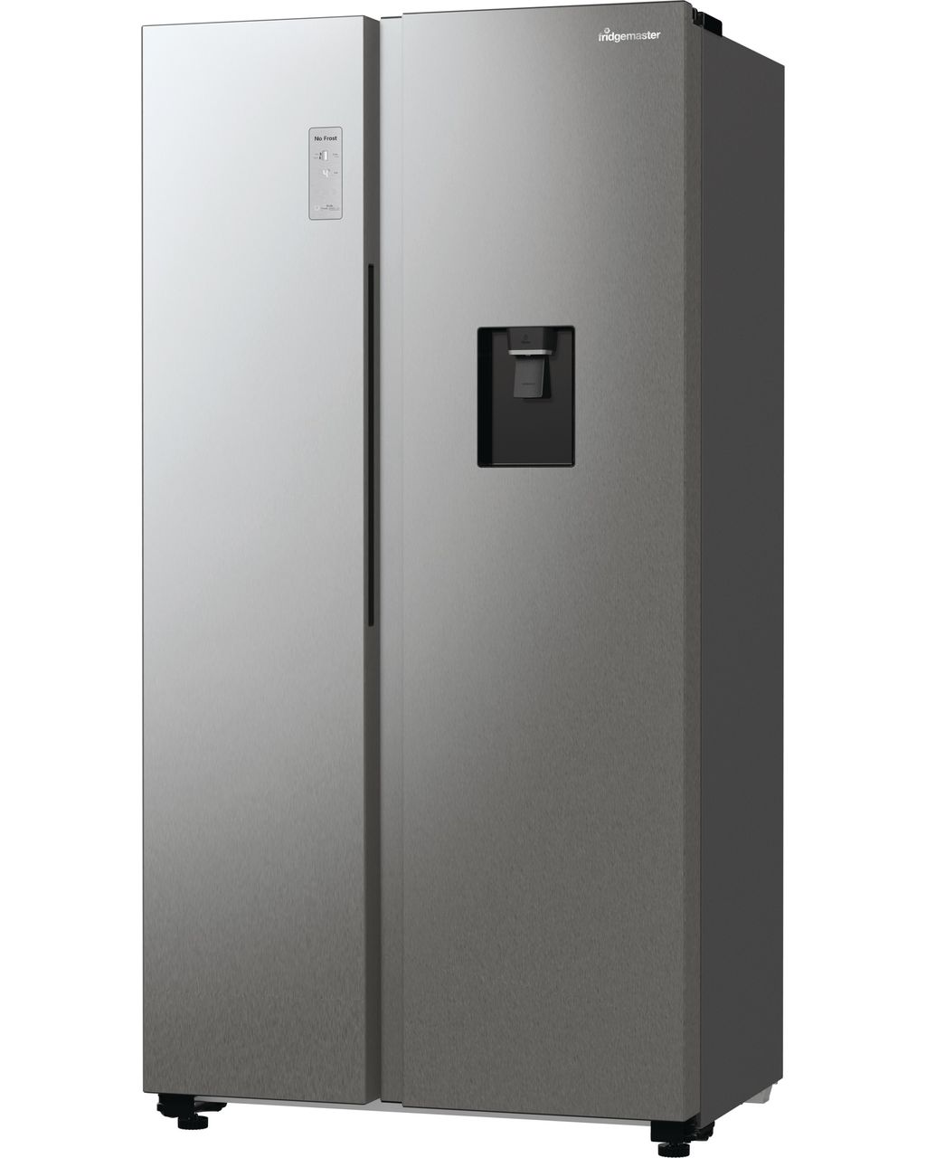 Fridgemaster MS91547DFE Non-Plumbed Total No Frost American Fridge Freezer - Silver - E Rated