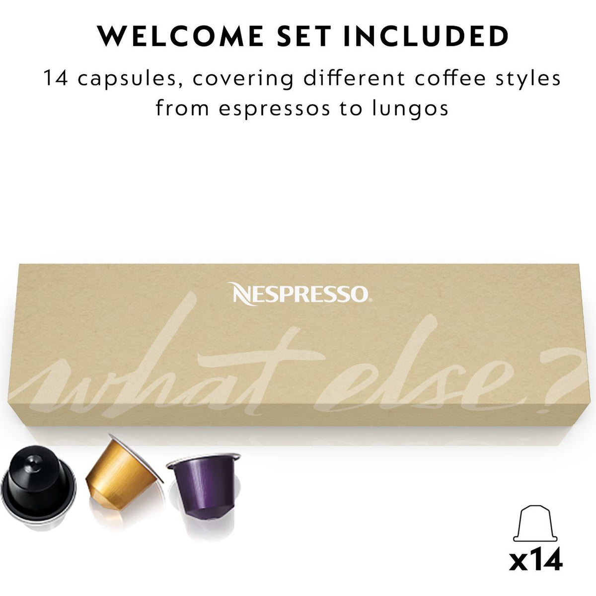 Nespresso by De'Longhi Gran Lattissima EN640.B Pod Coffee Machine with Milk Frother - Black