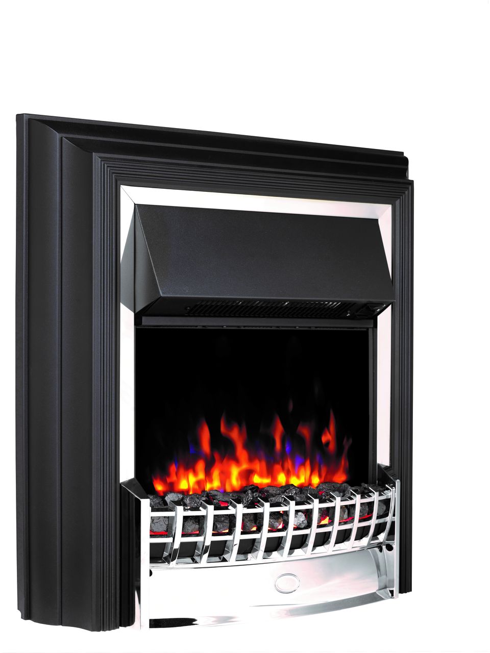 Dimplex Optiflame CHT20X-CH Coal Effect With Remote Control - Chrome