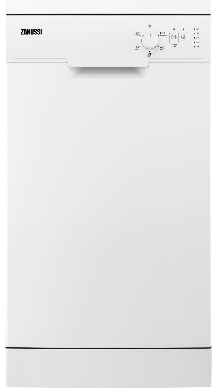 Zanussi ZSFN132W1 Slimline Dishwasher - White - E Rated