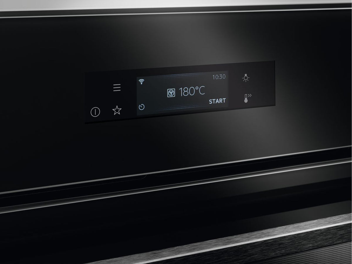 AEG Steamify BSK798280B Built In Electric Single Oven - Black - A++ Rated