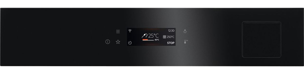 AEG Steamify BSK798280B Built In Electric Single Oven - Black - A++ Rated