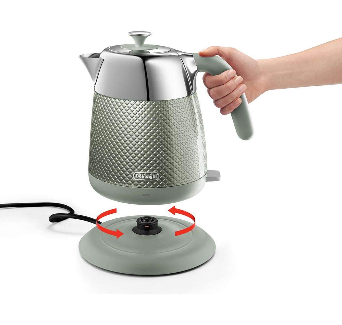 De'Longhi Luminosa KBL3001.GR Kettle - Green