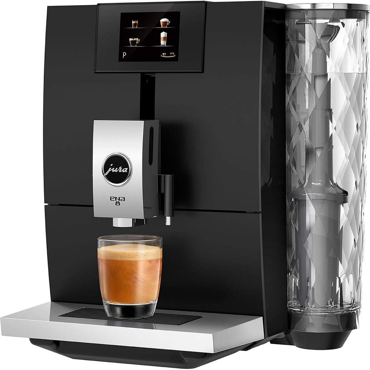 Jura ENA 8 15510 Wifi Connected Bean to Cup Coffee Machine - Black