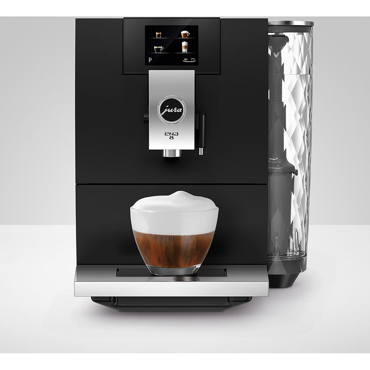 Jura ENA 8 15510 Wifi Connected Bean to Cup Coffee Machine - Black