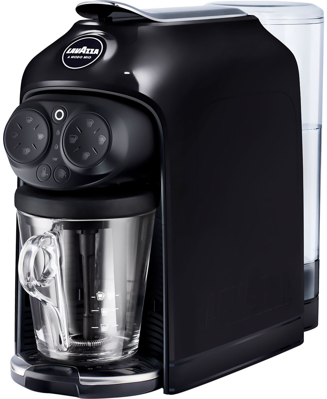 Lavazza A Modo Mio Deséa 18000389 Pod Coffee Machine with Milk Frother - Black