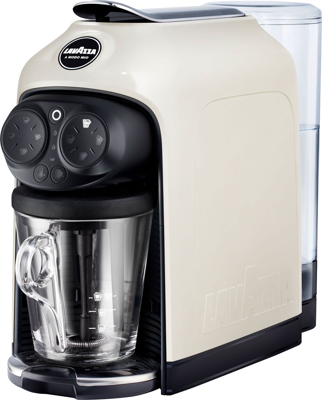 Lavazza A Modo Mio Deséa 18000393 Pod Coffee Machine with Milk Frother - White