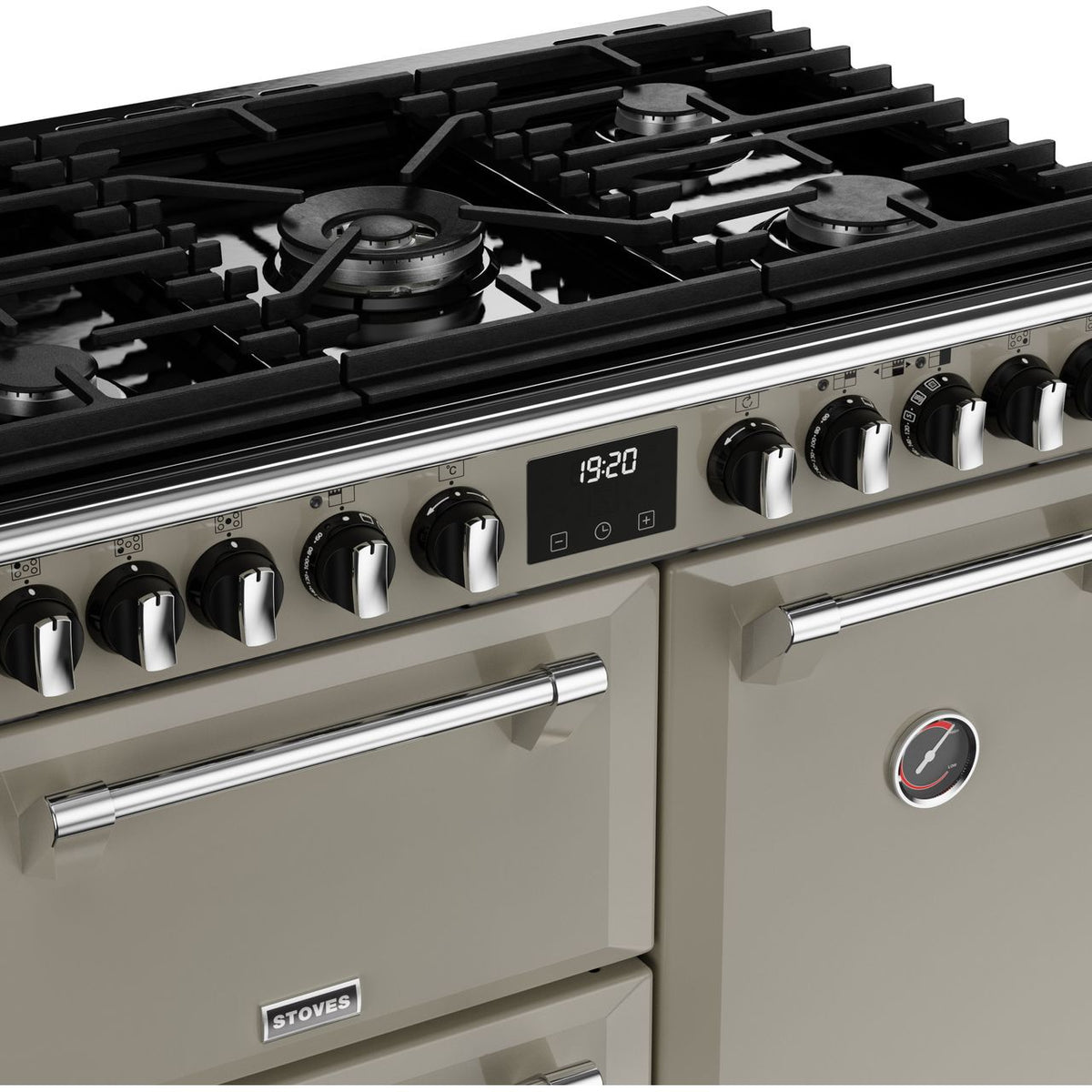 Stoves Richmond Deluxe ST DX RICH D900DF PMU_ Dual Fuel Range Cooker - Porcini Mushroom - A Rated