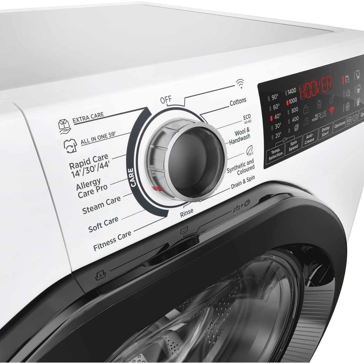 Hoover H-WASH 350 H3WPS4106TMB6-80 10kg Washing Machine with 1400 rpm - White - A Rated