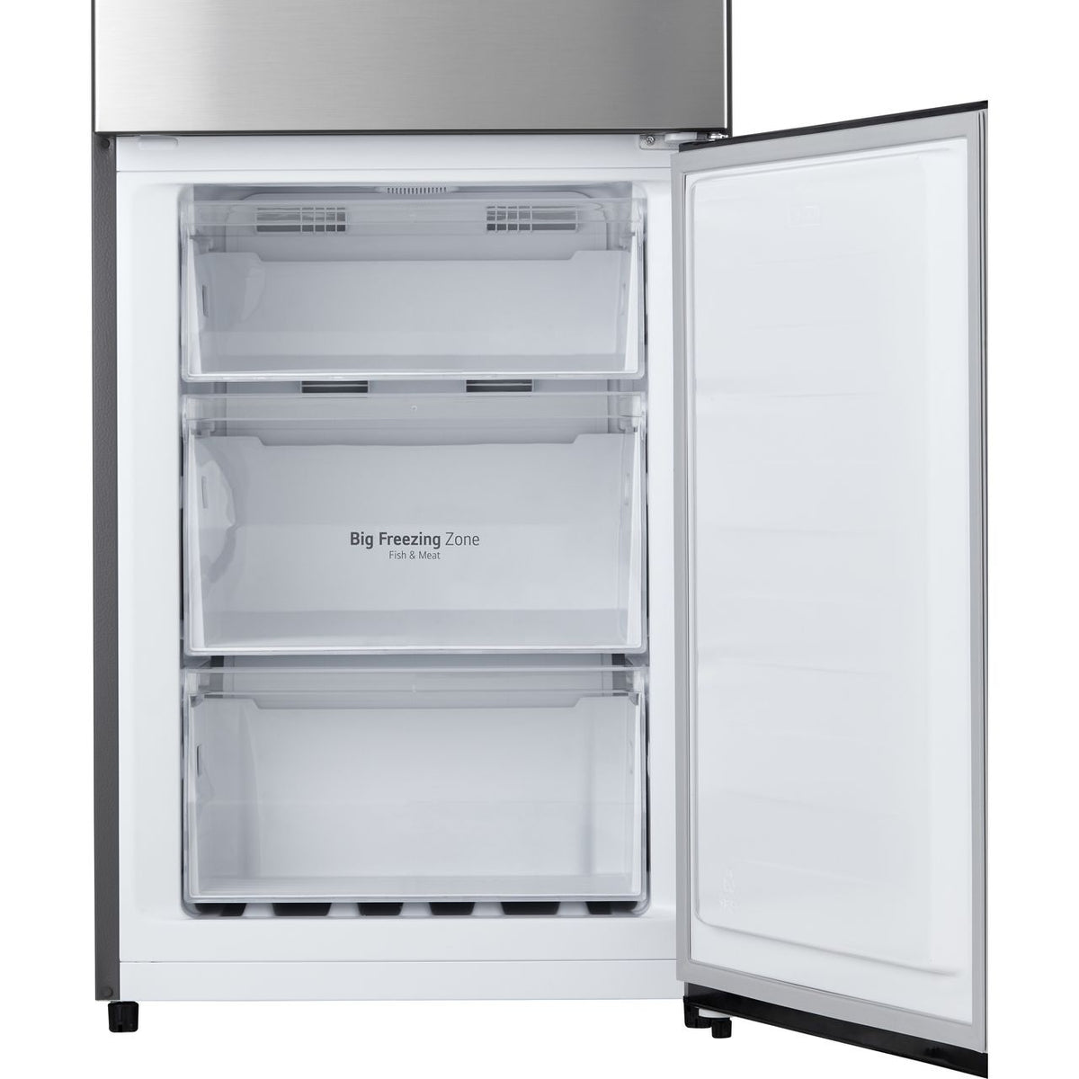 LG GBM21HSADH 60-40 Total No Frost Fridge Freezer - Silver - D Rated