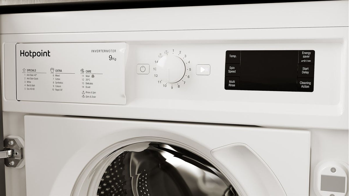 Hotpoint BIWMHG91485UK Integrated 9kg Washing Machine with 1400 rpm - White - B Rated