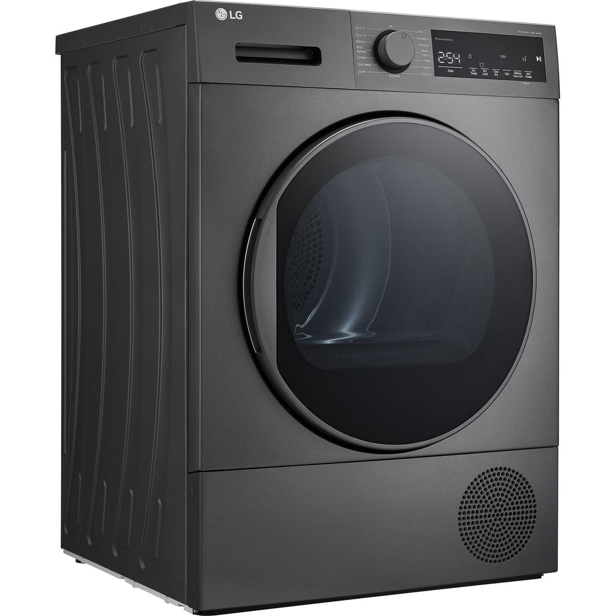 LG FDT208S 8Kg Heat Pump Tumble Dryer - Dark Silver - A++ Rated