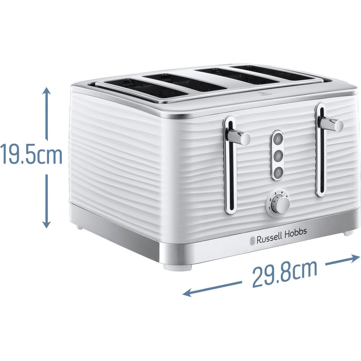 Russell Hobbs Inspire 24380 4 Slice Toaster - White