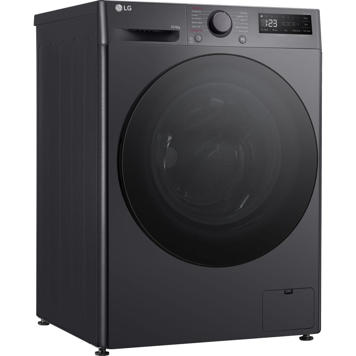 LG TurboWash™360 FWY706GBTN1 10Kg - 6Kg Washer Dryer with 1400 rpm - Slate Grey - D Rated