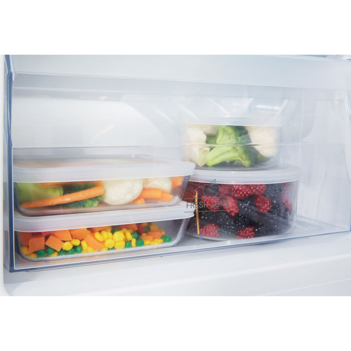 Hotpoint HMCB70302UK Integrated 70-30 Fridge Freezer with Sliding Door Fixing Kit - White - E Rated