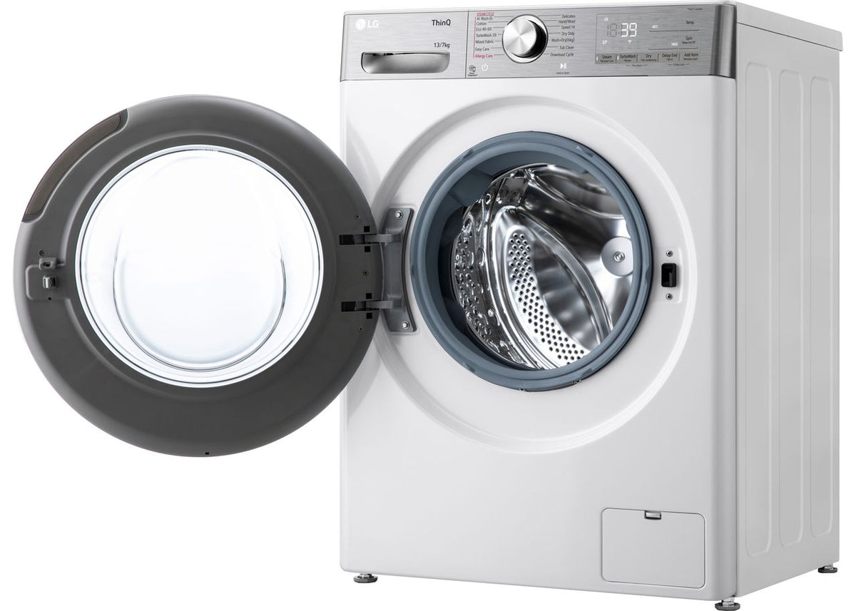 LG FWY937WCTA1 Wifi Connected 13 Kg - 7Kg Washer Dryer with 1400 rpm - White - D Rated