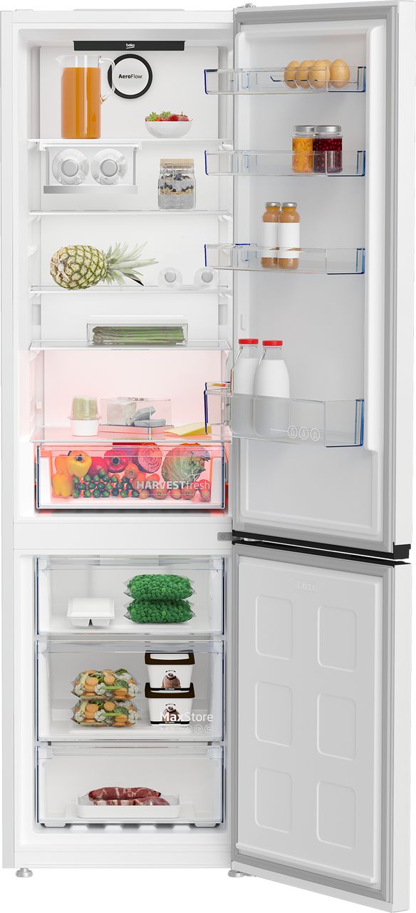 Beko CNG6603VW 70-30 Frost Free Fridge Freezer - White - C Rated