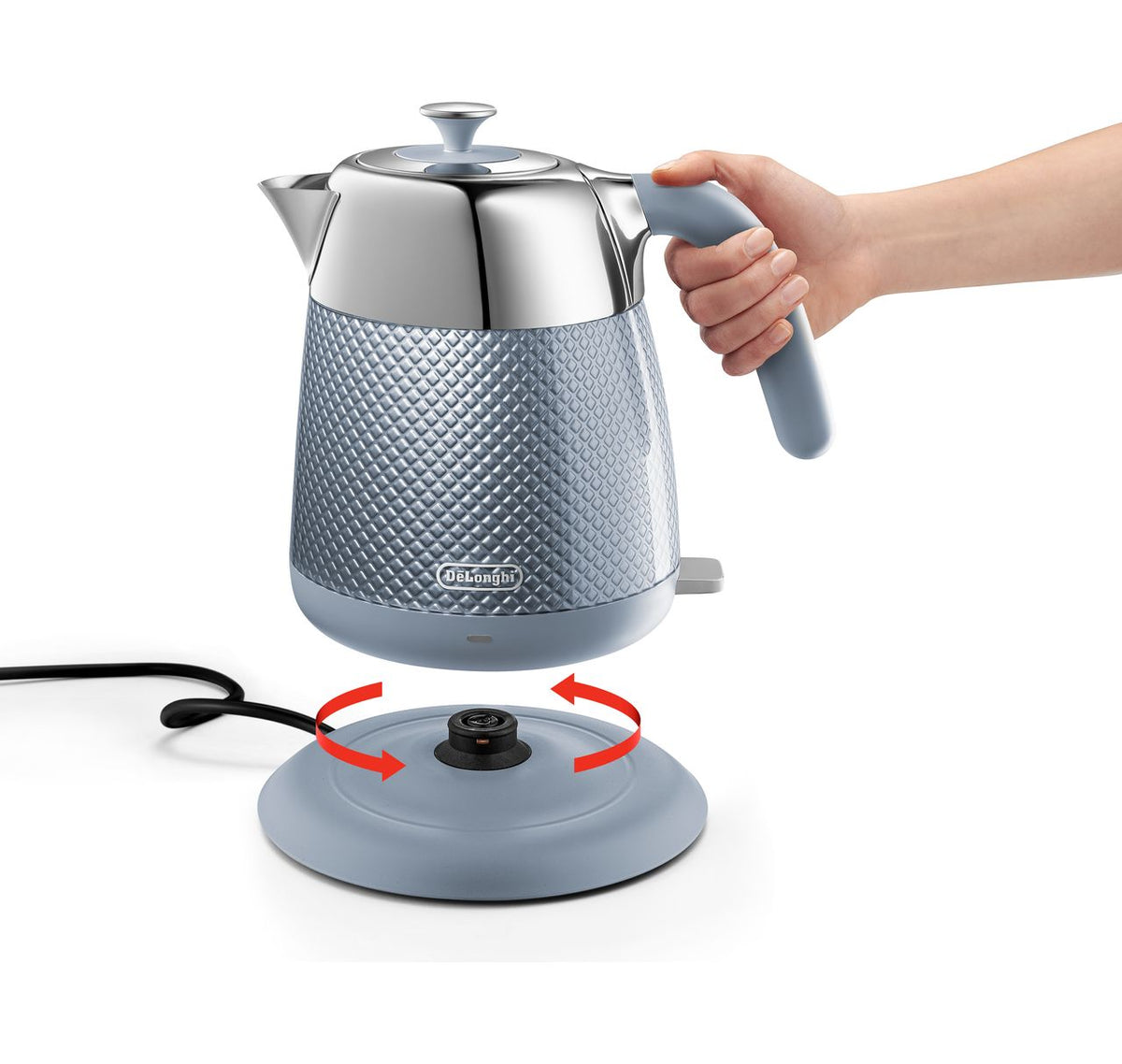 De'Longhi KBL3001.GY Kettle - Blue