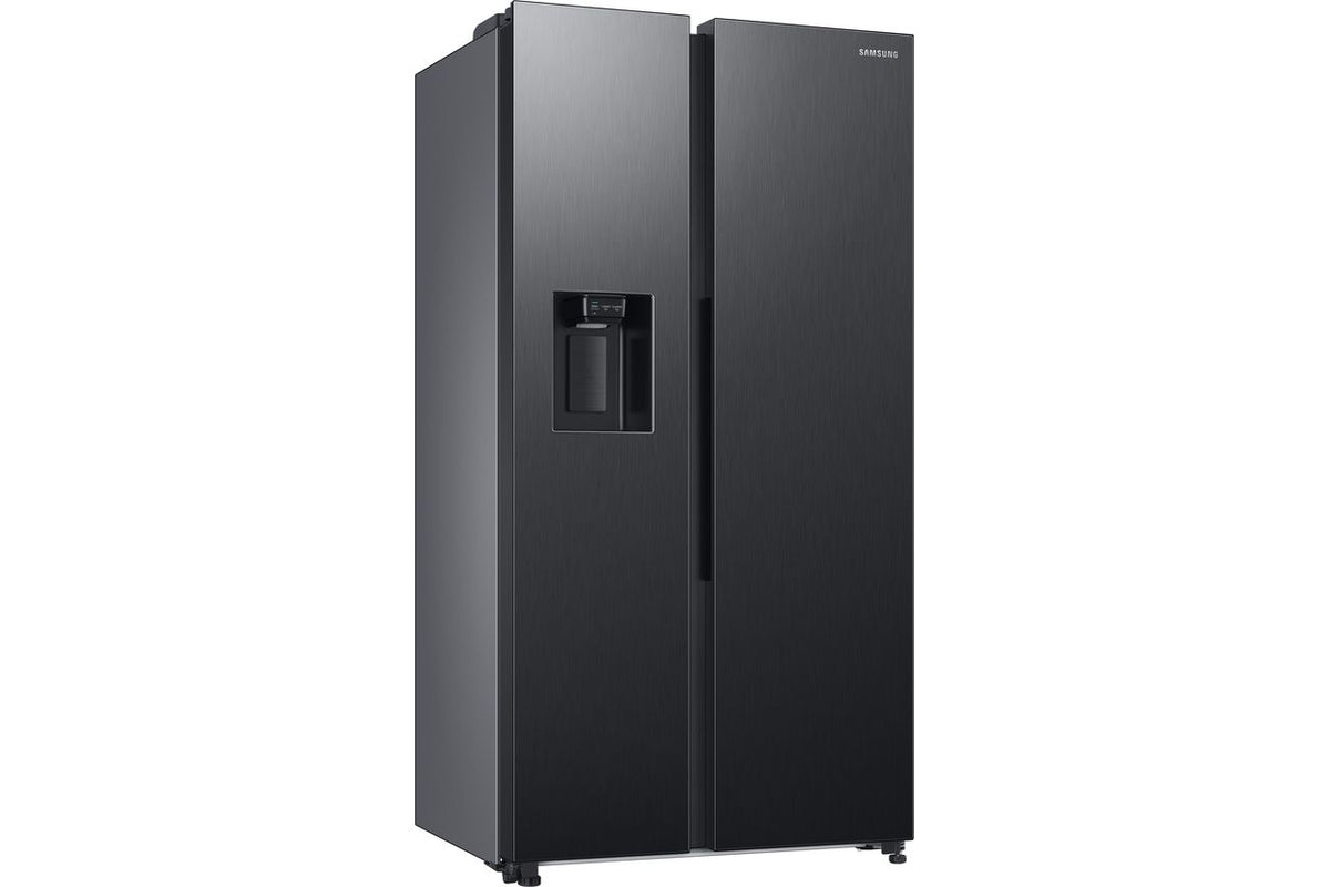 Samsung Series 8 RS68CG885EB1 Wifi Connected Plumbed Total No Frost American Fridge Freezer - Black - Stainless Steel - E Rated