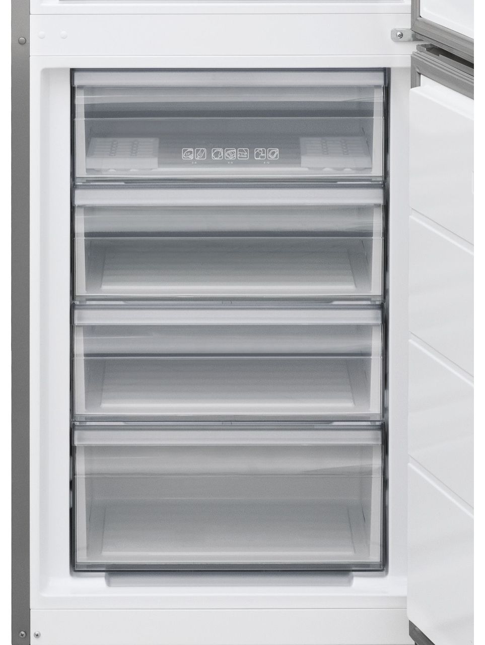 Hoover HOCV1T618EWXK 50-50 Total No Frost Fridge Freezer - Silver - E Rated