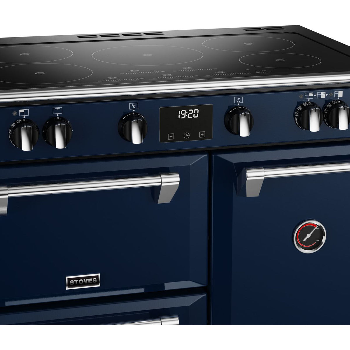 Stoves Richmond Deluxe ST DX RICH D900Ei TCH MBL Electric Range Cooker with Induction Hob - Midnight Blue - A-A Rated