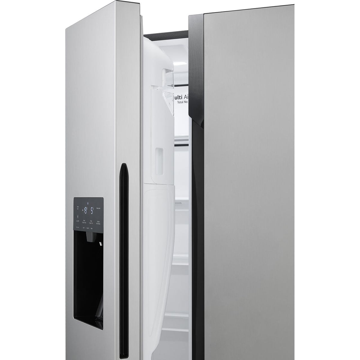 LG GSM32HSBEH Non-Plumbed Total No Frost American Fridge Freezer - Silver - E Rated