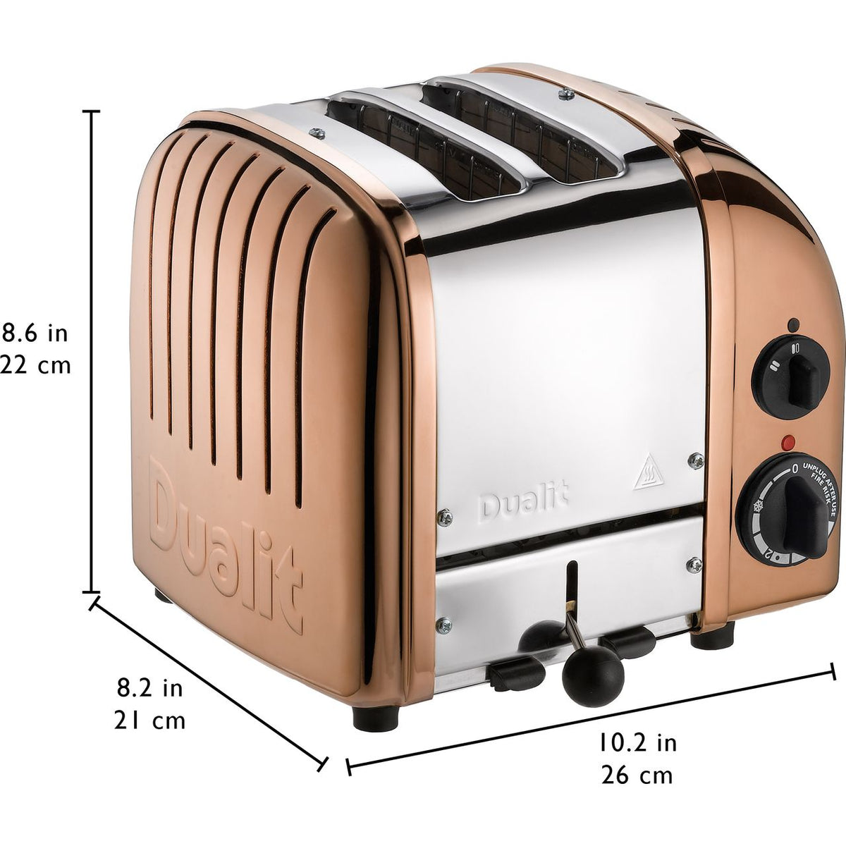 Dualit Classic 27450 2 Slice Toaster - Copper