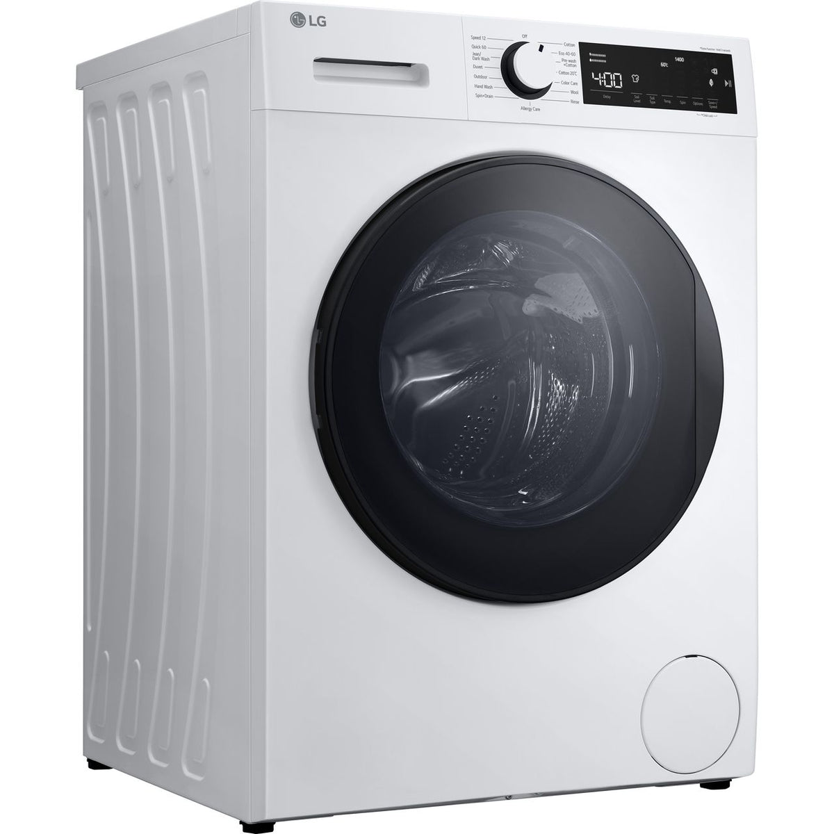 LG F4T209WSE 9kg Washing Machine with 1400 rpm - White - A Rated