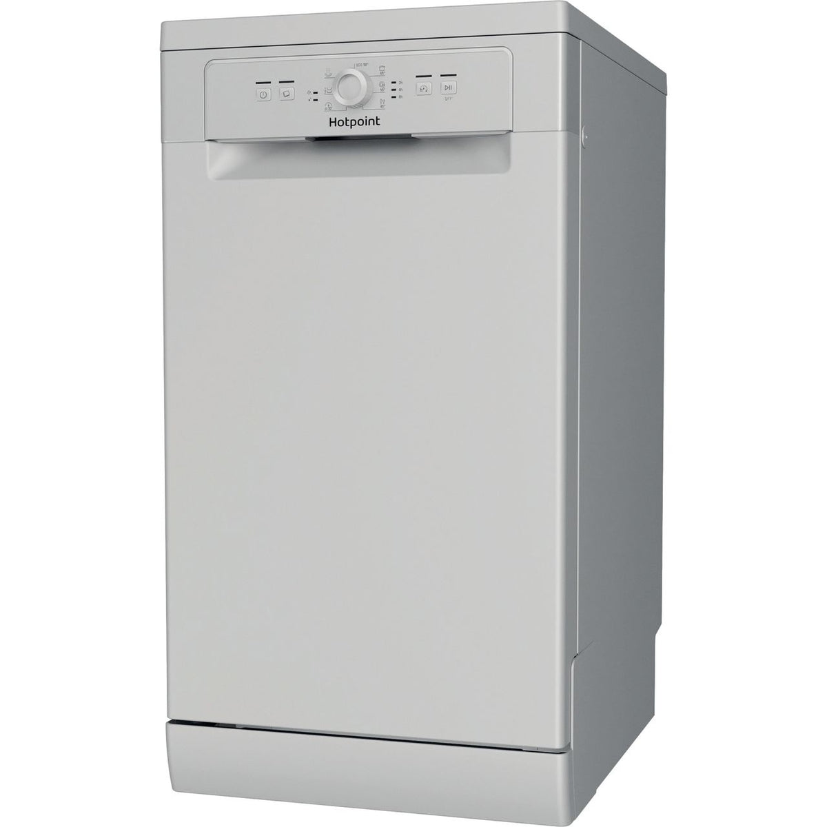 Hotpoint HF9E1B19SUK Slimline Dishwasher - Silver - F Rated