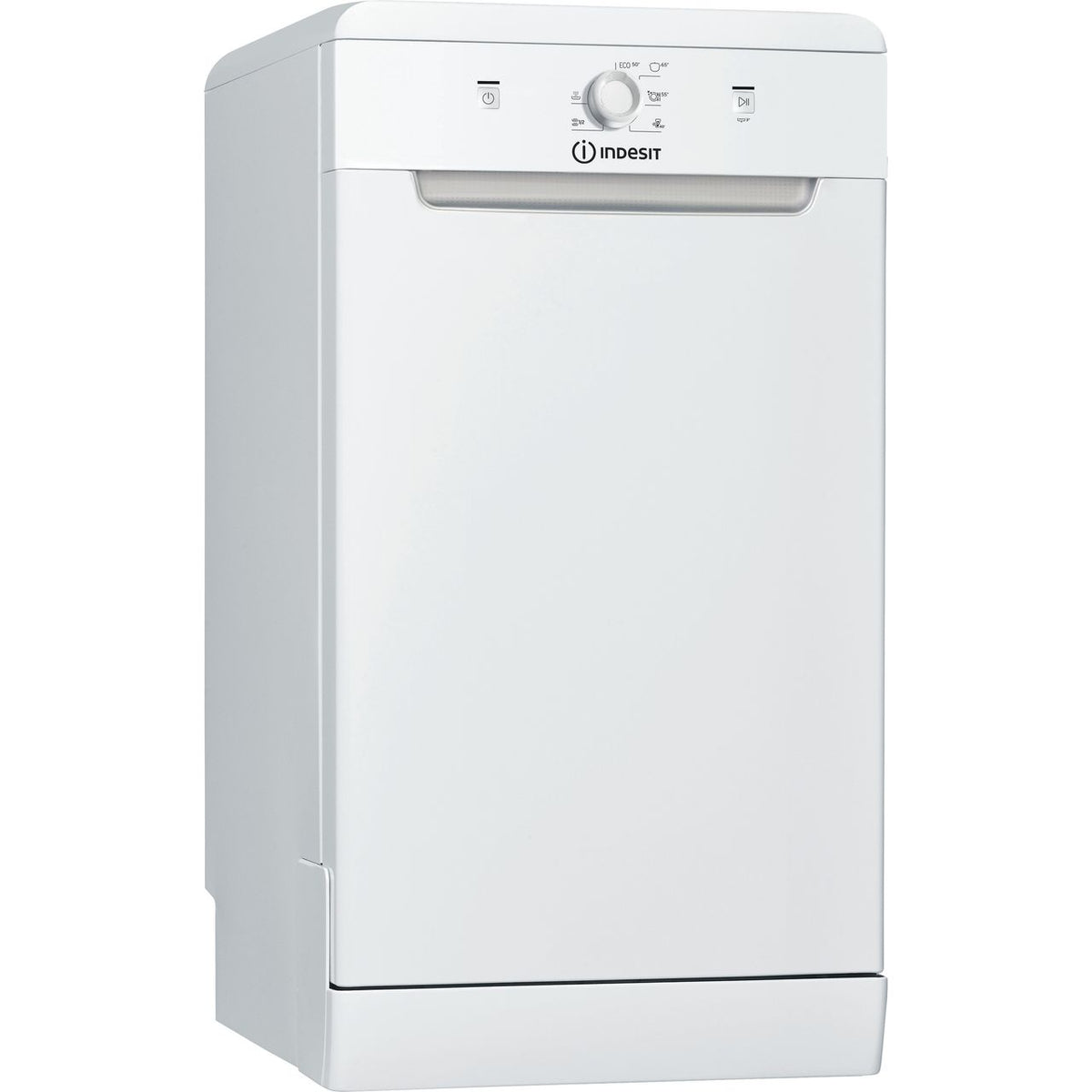 Indesit DF9E1B10UK Slimline Dishwasher - White - F Rated