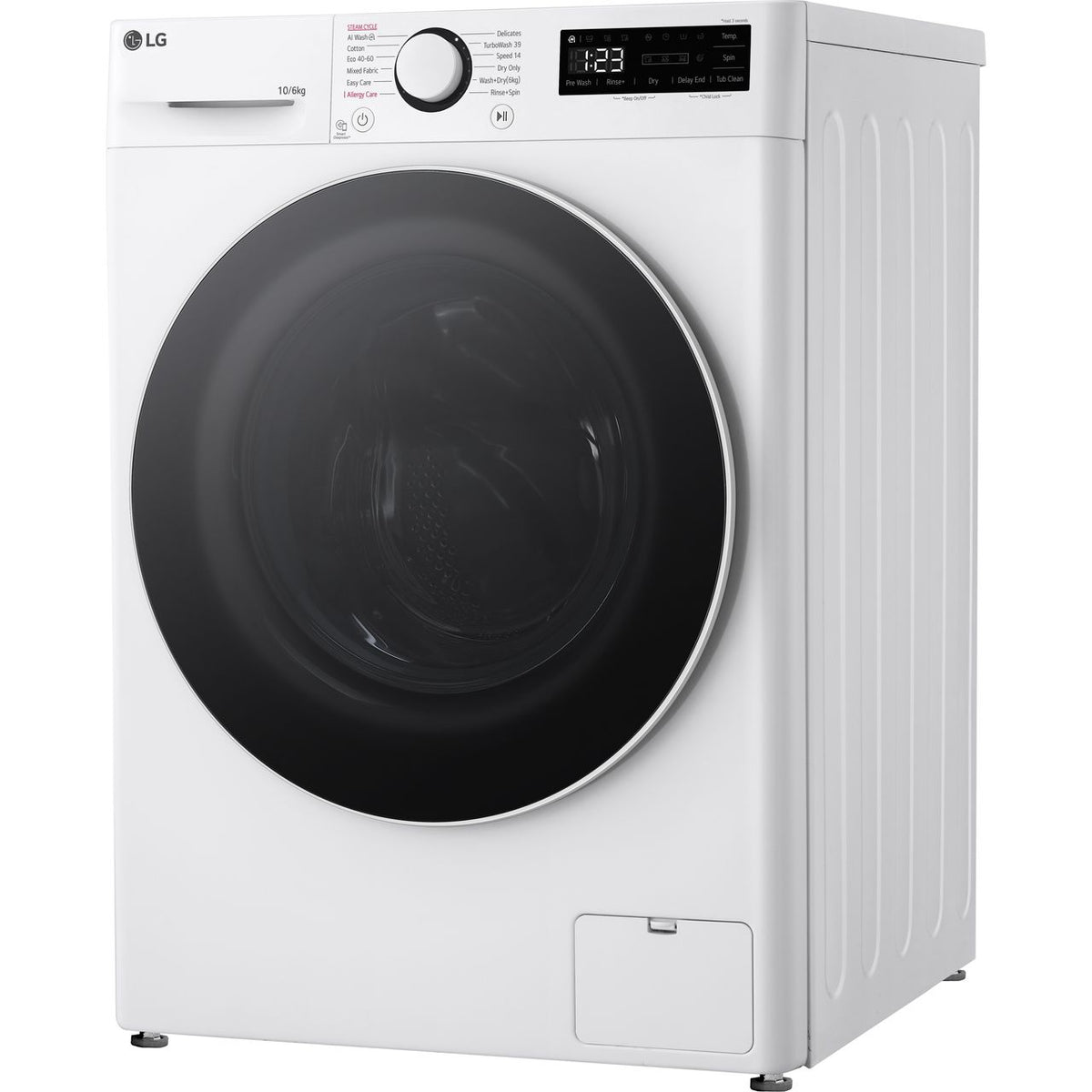 LG TurboWash™360 FWY706WWTN1 10Kg - 6Kg Washer Dryer with 1400 rpm - White - D Rated