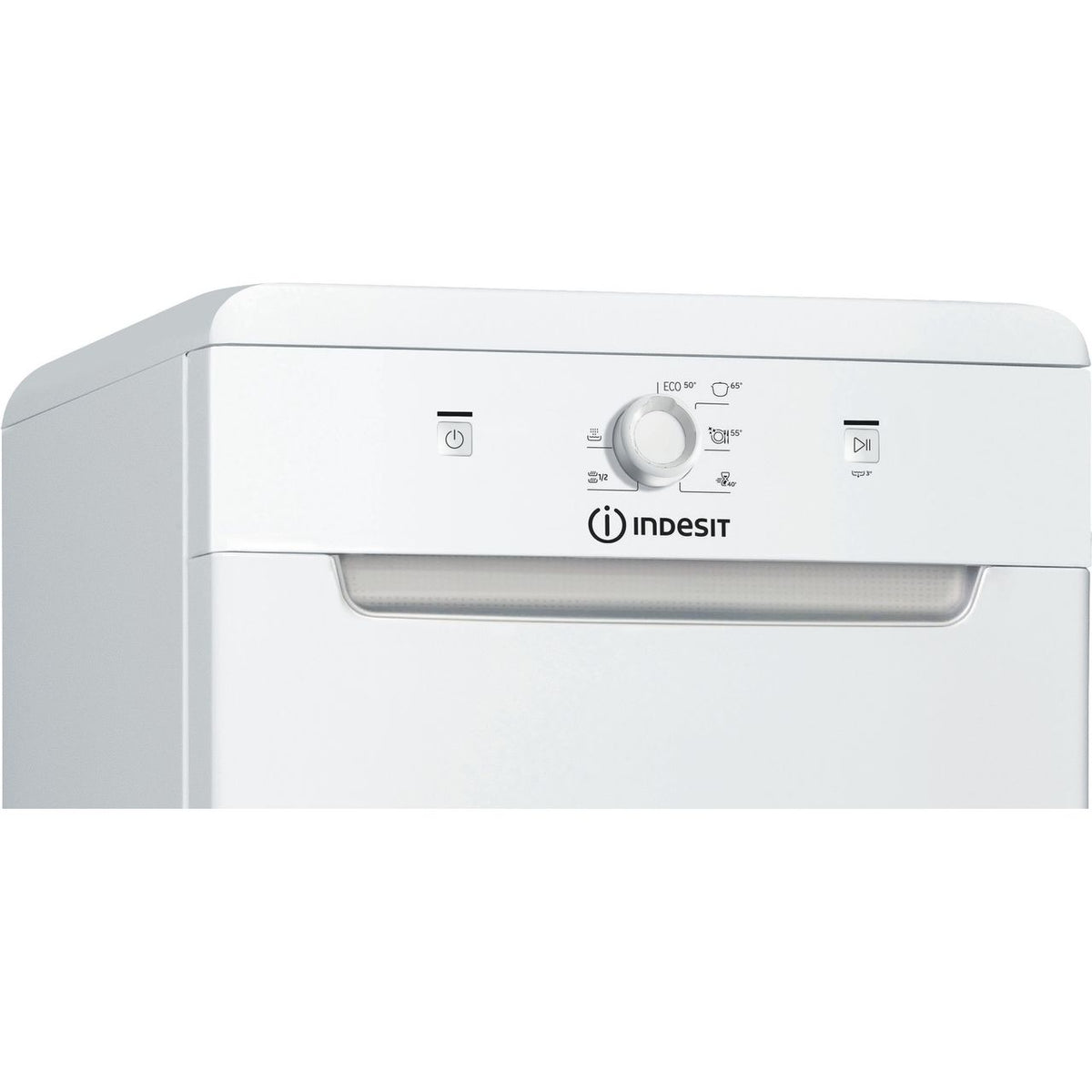 Indesit DF9E1B10UK Slimline Dishwasher - White - F Rated