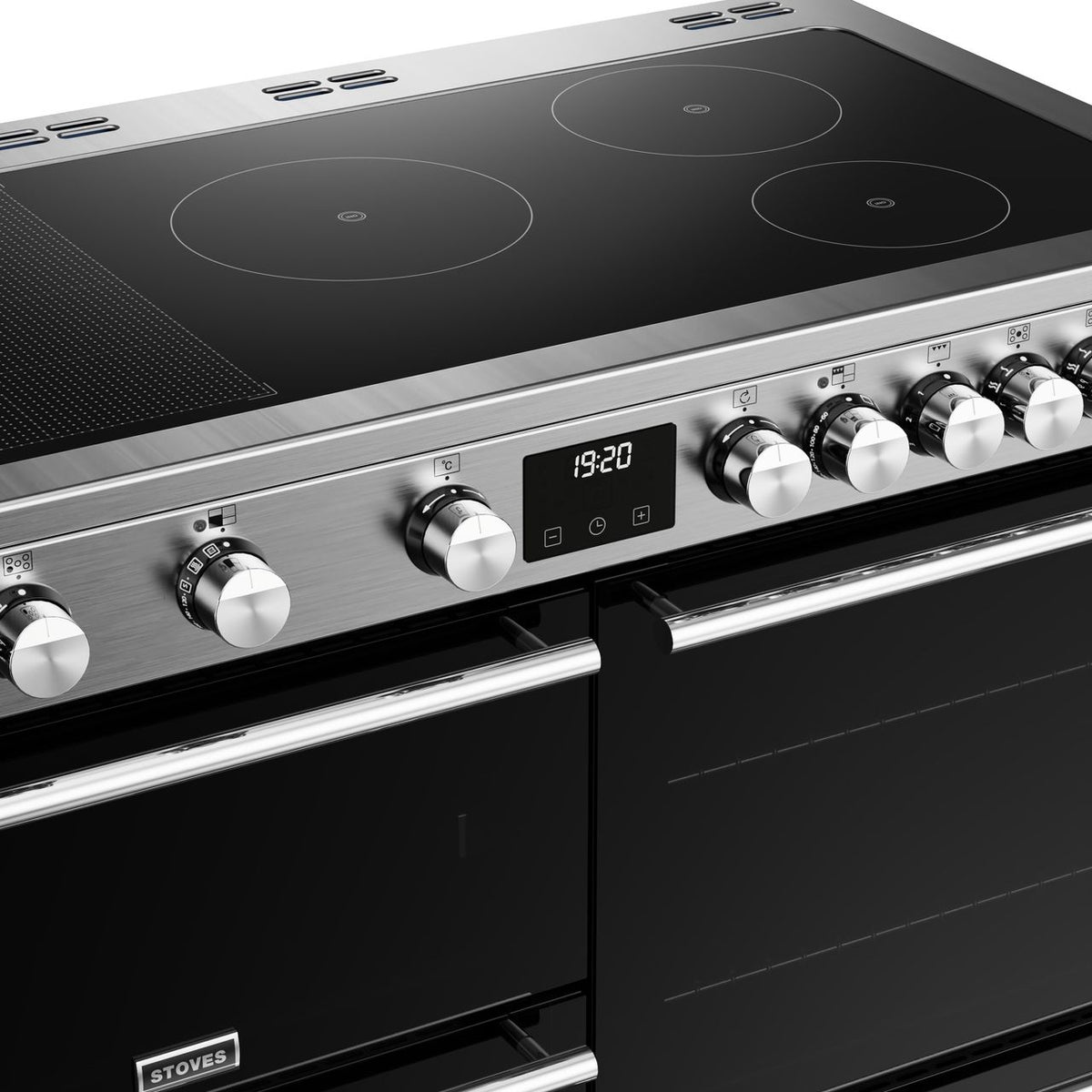 Stoves Precision Deluxe ST DX PREC D1100Ei RTY SS Electric Range Cooker with Induction Hob - Stainless Steel - A Rated