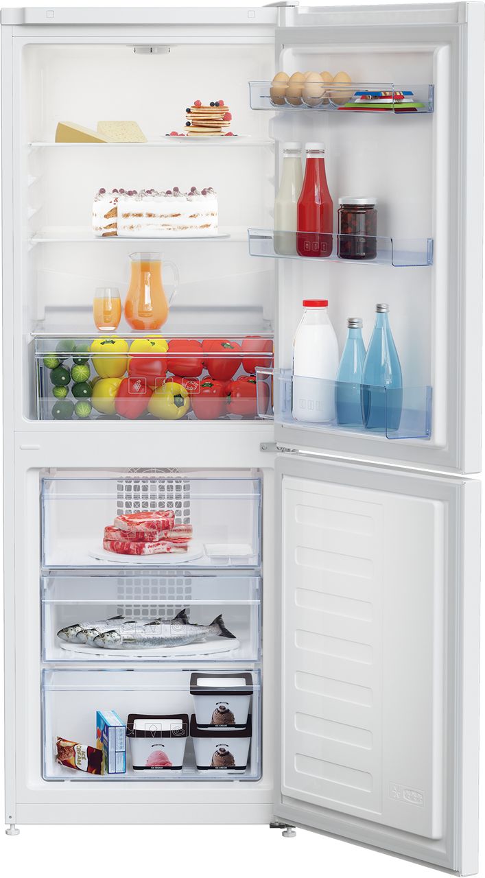 Beko CFG4552W 50-50 Frost Free Fridge Freezer - White - E Rated