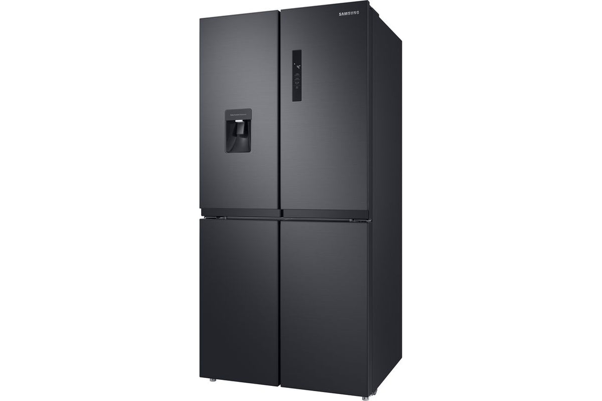 Samsung RF48A401EB4 Non-Plumbed Total No Frost American Fridge Freezer - Gentle Black Matt - E Rated