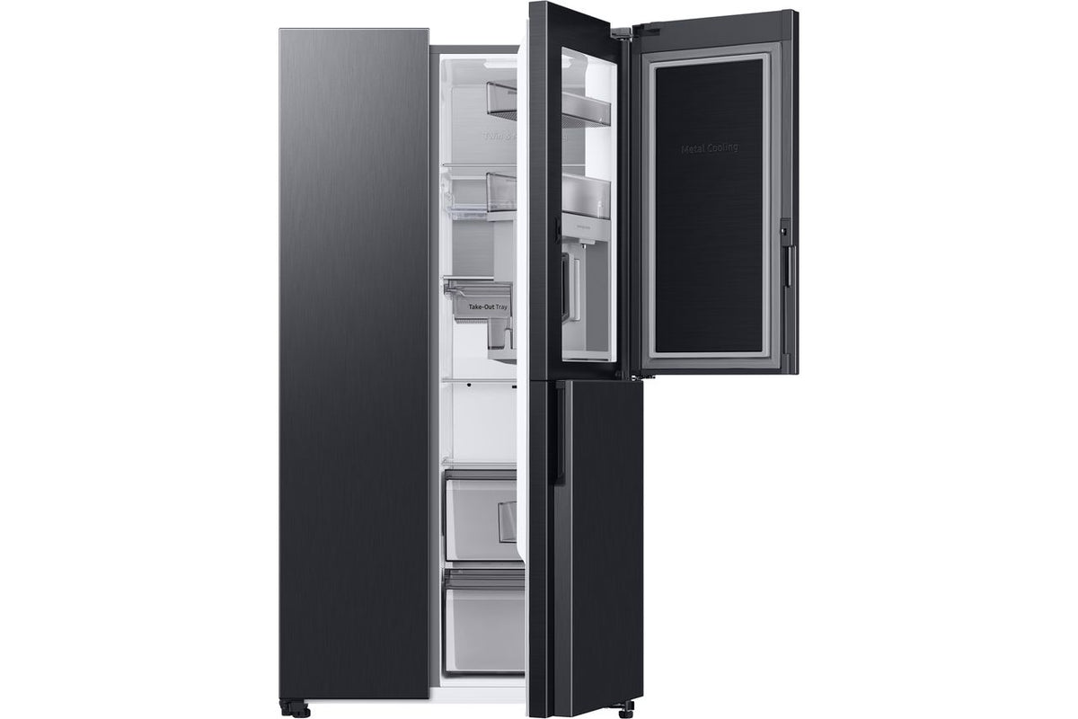 Samsung Series 9 Beverage Center™ RH69CG895DB1EU Wifi Connected Total No Frost American Fridge Freezer - Black