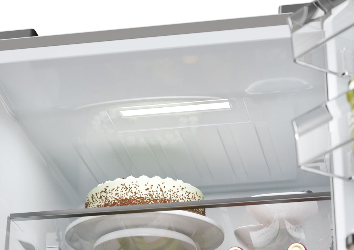 Haier 3D 60 Series 5 HTW5618DWMG Wifi Connected 60-40 Total No Frost Fridge Freezer - Silver - D Rated