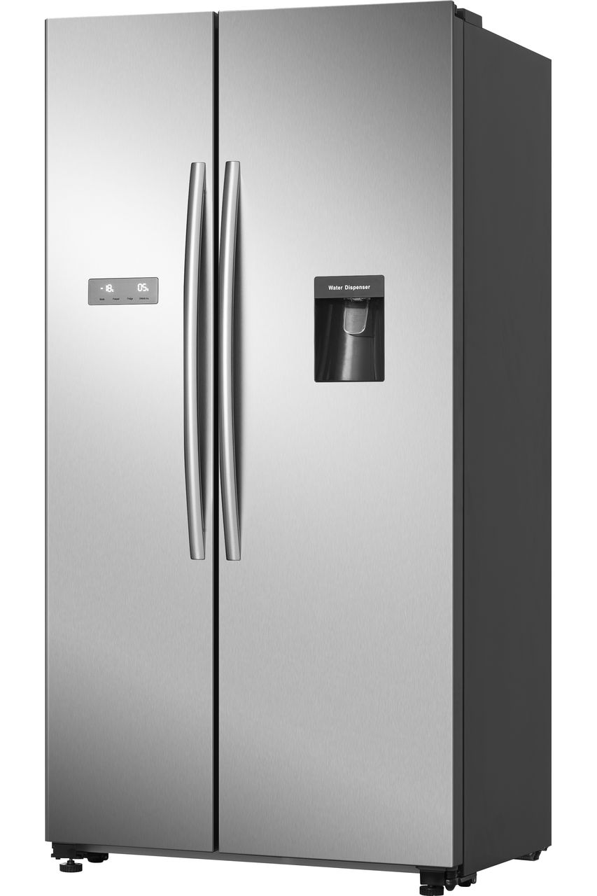 Hisense RS741N4WCE Non-Plumbed Total No Frost American Fridge Freezer - Stainless Steel - E Rated