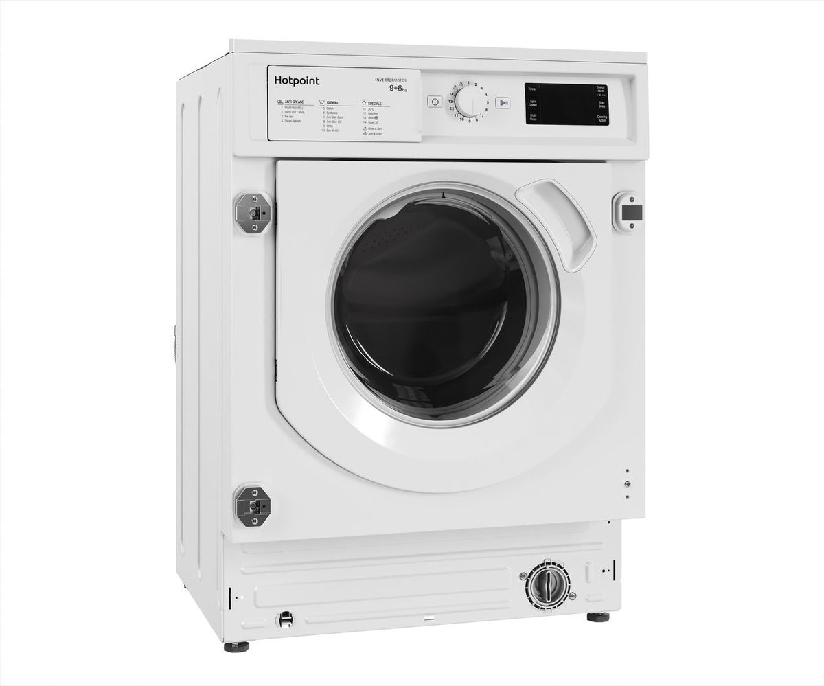 Hotpoint BIWDHG961485UK Integrated 9Kg - 6Kg Washer Dryer with 1400 rpm - White - D Rated