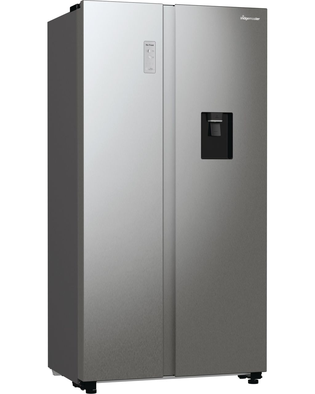 Fridgemaster MS91547DFE Non-Plumbed Total No Frost American Fridge Freezer - Silver - E Rated