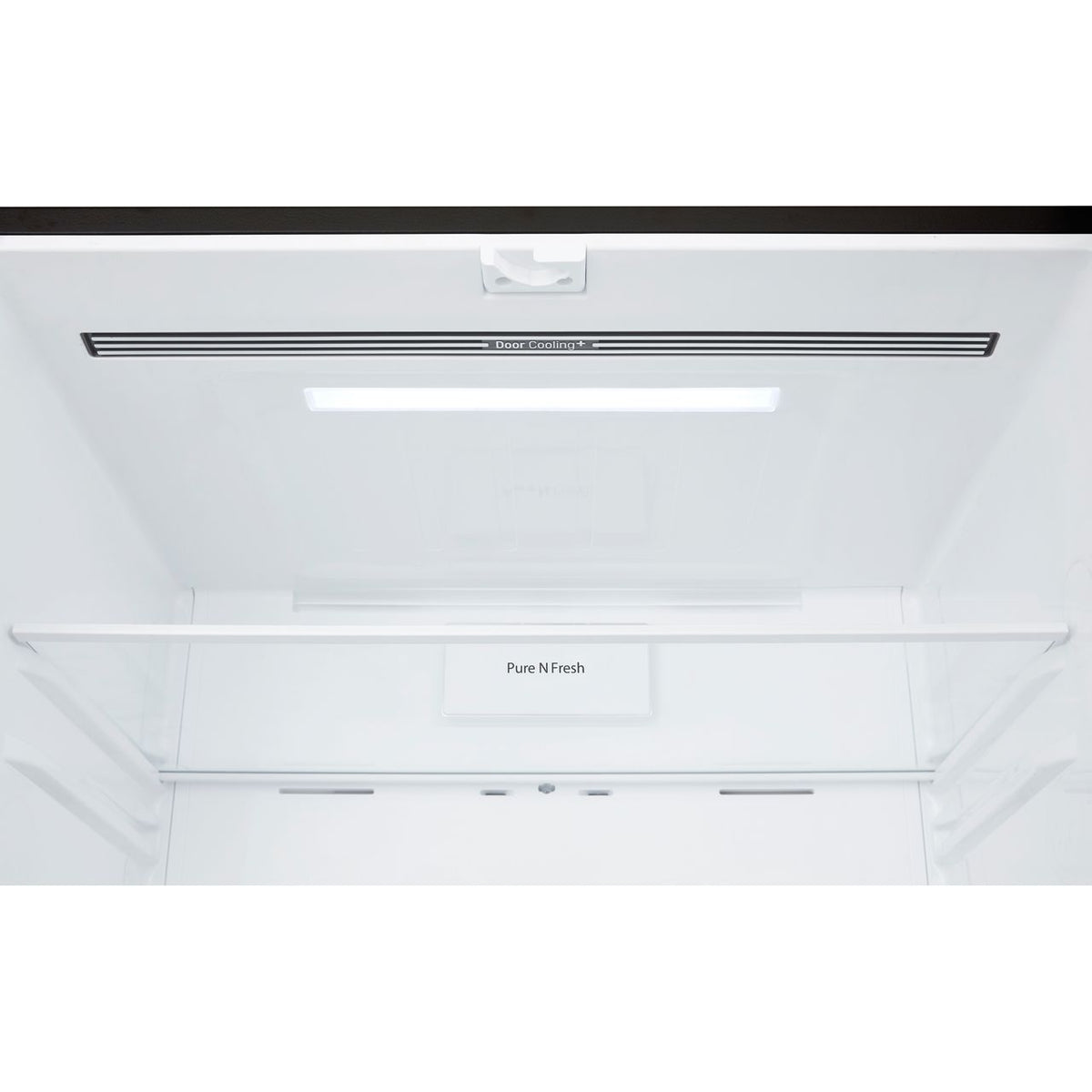 LG NatureFRESH™ GML844MC7E Wifi Connected Plumbed Frost Free American Fridge Freezer - Matte Black - E Rated