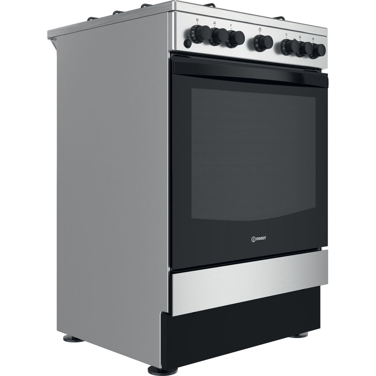 Indesit IS67G5PHX-UK Dual Fuel Cooker - Inox - A Rated