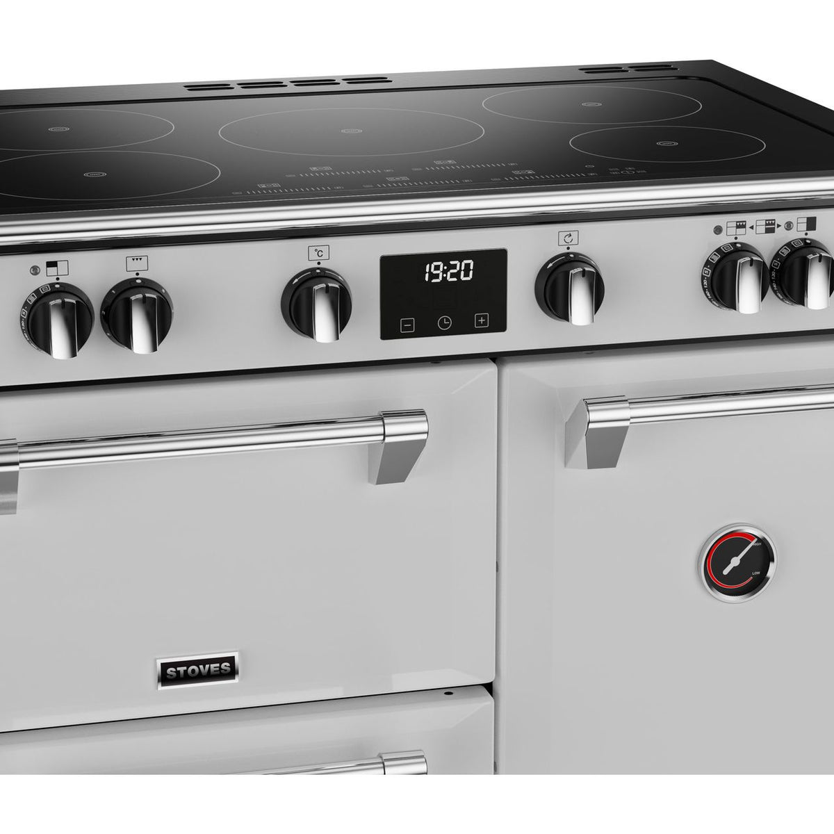 Stoves Richmond Deluxe ST DX RICH D900Ei TCH IWH Electric Range Cooker with Induction Hob - Icy White - A-A Rated