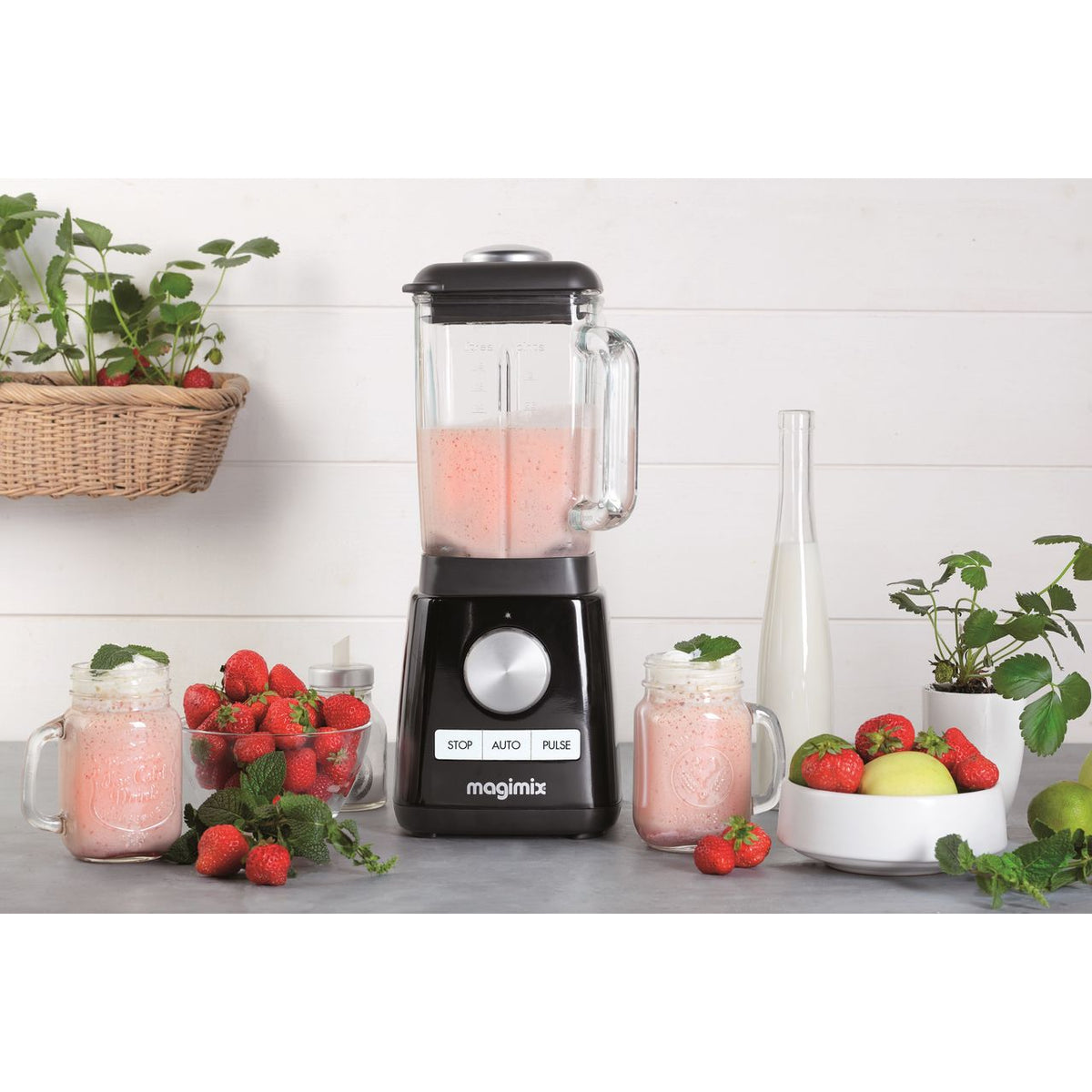 Magimix Power 11628 1.8 Litre Blender with 2 Accessories - Black